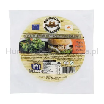 Oryginalny ser halloumi w plastrach 250g Papouis
