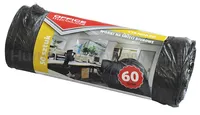 Worki na śmieci biurowe OFFICE PRODUCTS, standard (HDPE), 60l, 50szt., czarne - 2