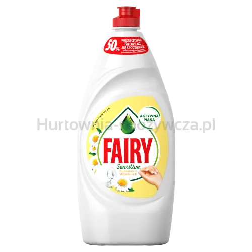 Fairy Płyn Do Mycia Naczyń Rumianek Z Witaminą E, 900Ml