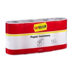 Topseller Papier Toaletowy 8 Rolek 2-Warstwowy