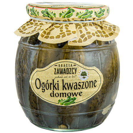 Ogórki Kwaszone Bracia Zawadzcy Domowe 750 G