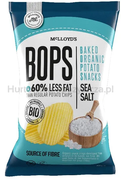 Chipsy Ziemniaczane Pieczone Z Solą Morską Bezgl. Bio 85 G