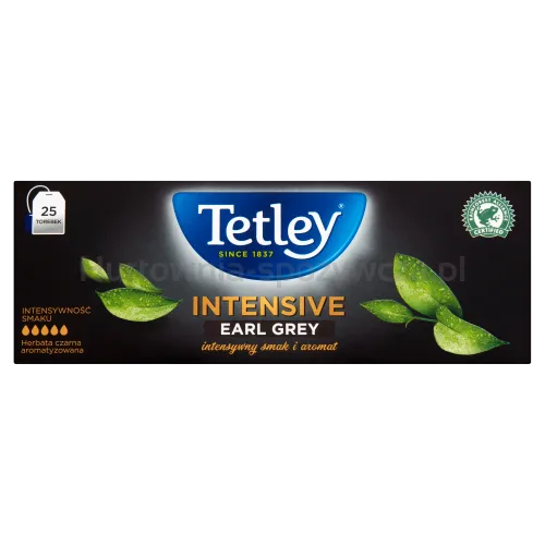 Tetley Herbata Intensive Earl Grey 25 Torebek X 2G