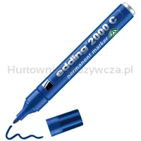 Marker permanentny e-2000c EDDING, 1,5-3mm, niebieski - 3