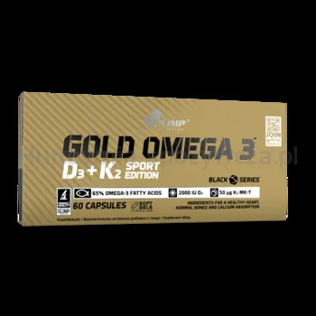 Olimp Sport Nutrition Gold Omega 3 D3+K2 Sport Edition 60 Kaps