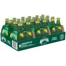 Woda PERRIER, mocny gaz, butelka szklana, 0,33l
