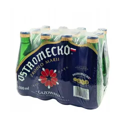 Ostromecko Woda Gazowana 300ml szkło