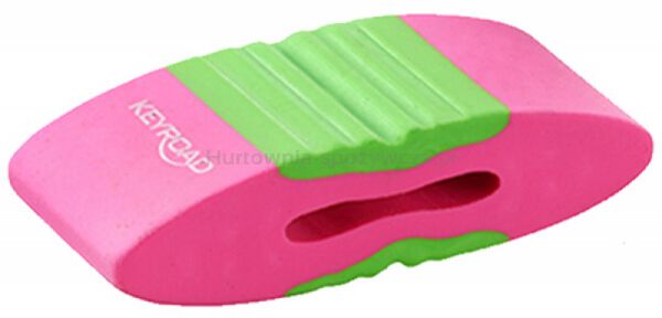 Gumka uniwersalna KEYROAD Elastic Touch, 2szt., zawieszka, mix kolorów - 3
