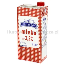 Mleczarnia Mleko 3,2%, 1 l x 12 sztuk
