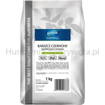Kucharek Gastroline Barszcz Czerwony Ekspresowy Instant 1Kg 