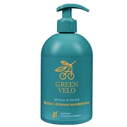 Green Velo Mydło Do Rąk Róża I Drzewo Sandałowe 500Ml