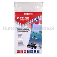 Office Products Folia Do Laminowania, A4, 2x80mikr., błyszcząca, 100szt., transparentna  - 4