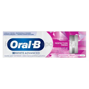 Oral-B 3D White Advanced Luxe Perfection Fresh Pasta Do Zębów 75 Ml