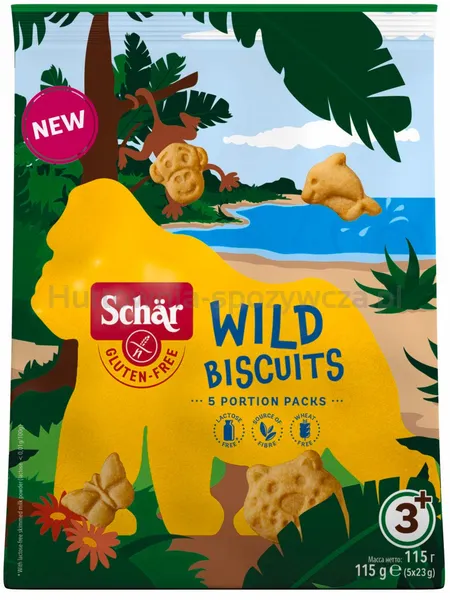 Wild Biscuits- Ciasteczka Bezgl. 115 G