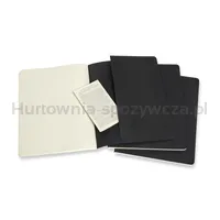 Zestaw 3 Zeszytów Moleskine Cahier Journals Xl (19X25Cm) W Kropki, 120 Stron, Czarny - 9