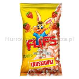 Sante Flips Chrupki Kukurydziane O Smaku Truskawkowym 70G 