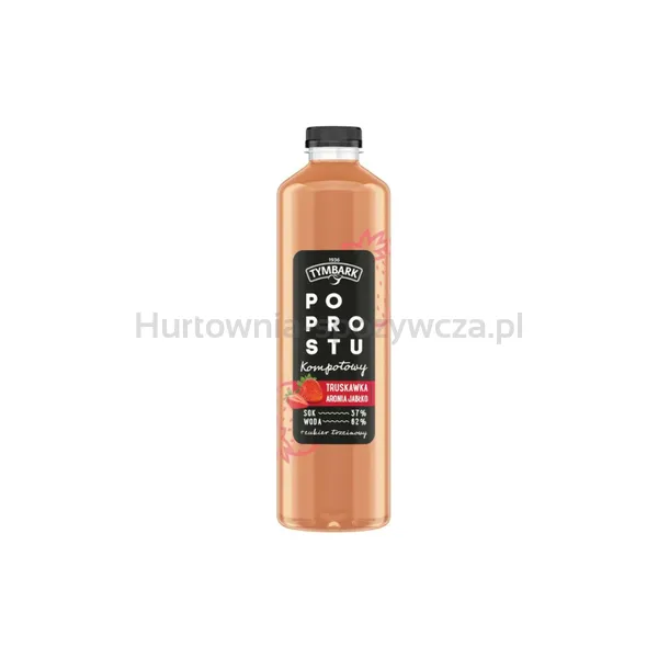 Tymbark Po Prostu Kompotowy Napój Truskawka Aronia Jabłko 1,25 L SK
