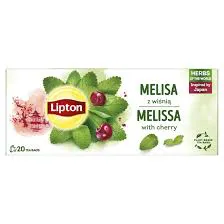 Lipton Herbata Infusion Melissa & Cherry 20 torebek 20g