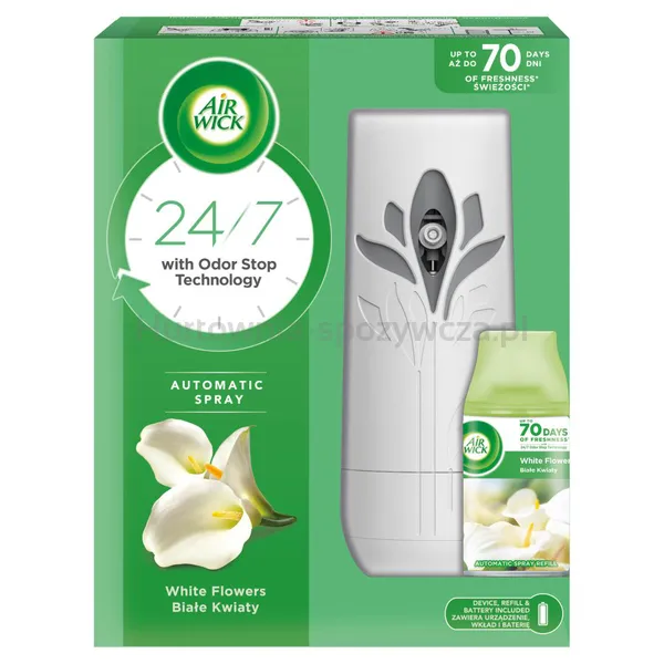 Air Wick Freshmatic automatyczny odświeżacz powietrza i wkład Białe Kwiaty 250 ml