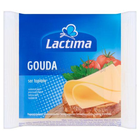 Ser Topiony Lactima Gouda Plastry 130 G