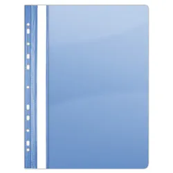 Donau Skoroszyt Pvc, A4, Twardy, 150/160Mikr., Wpinany, Niebieski 