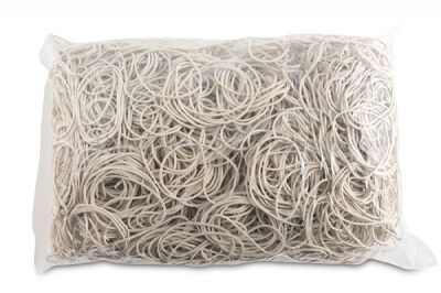 Office Products Gumki recepturki średnica 50mm, 1,5x1,5mm, 60% kauczuku, 1000g, zgrzewka, białe 