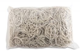 Office Products Gumki recepturki średnica 50mm, 1,5x1,5mm, 60% kauczuku, 1000g, zgrzewka, białe 