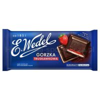Wedel Czekolada Gorzka Truskawkowa 100G