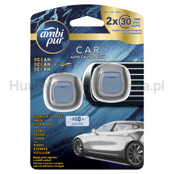 Ambi Pur Car Odświeżacz Powietrza Ocean Samochodowy 2X2 Ml
