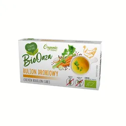 Biooaza Bulion Kostki Drobiowe Bez Dodatku Cukrów Bezglutenowe Bio (6 X 11 G)  