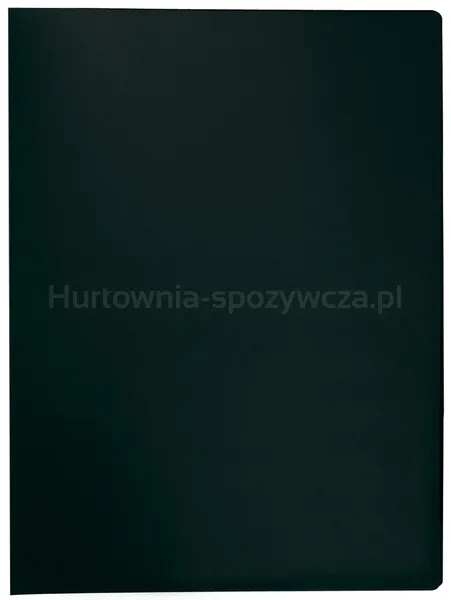 Q-Connect Teczka Ofertowa, Pp, A4, 380Mikr., 10 Koszulek, Czarna 