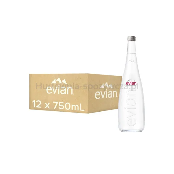 Woda Evian Mineralna, Szkło 750Ml