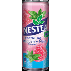Nestea Joy sparkling Gazowany Napój herbaciany o smaku maliny i mięty 330 ml