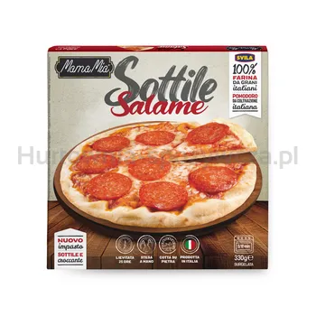 Svila Pizza Mamamia Z Pikantnym Salami, 330 G, , Spód Wypiekany W Piecu Kamiennym
