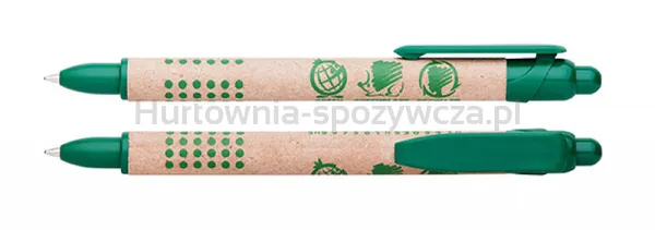 Ico Długopis automatyczny Green, brązowy 