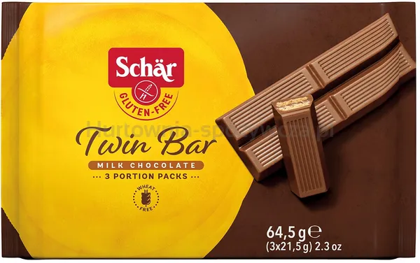 Twin Bar-Wafelki W Czek. Bezgl. 3X21.5 G