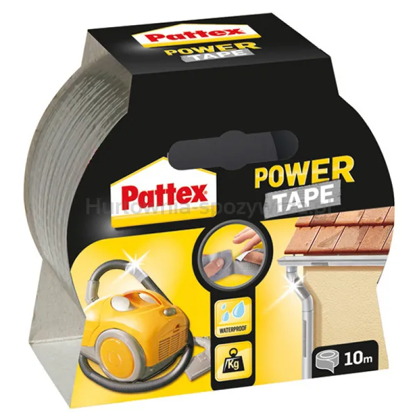 Taśma Pattex POWER TAPE, 48mm x 10m, srebrna