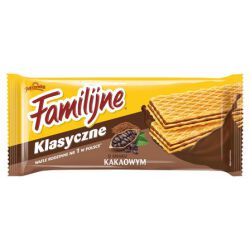 Wafle Familijne JUTRZENKA, 180 g, kakaowe