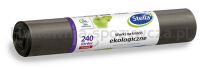 Worki na śmieci STELLA, ekologiczne, 240 l, 5 szt., czarny