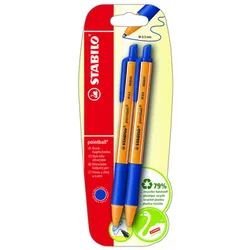 Stabilo Długopis Pointball 2Szt. Niebieski