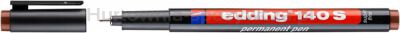 Edding Foliopis e-140 S  0,3mm, brązowy 