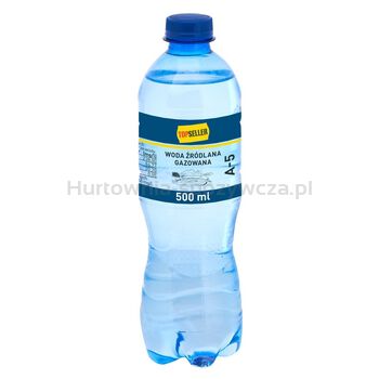 Topseller Woda źródlana gazowana 0,5 l