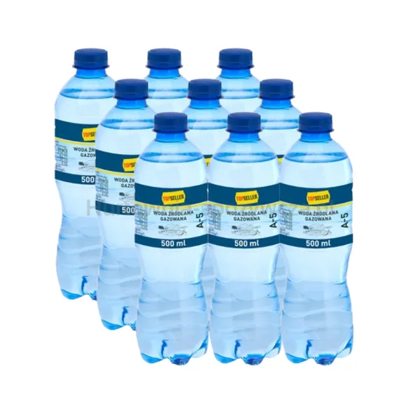 Topseller Woda źródlana gazowana 0,5 l SK