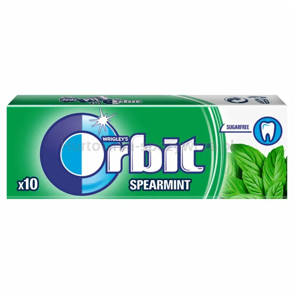 Orbit Guma do żucia Spearmint 10 Drażetek/14G