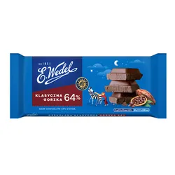 Wedel Czekolada Gorzka Klasyczna 64% Kakao 90G