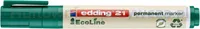 Edding Marker Permanentny E-21 Ecoline, 1,5-3 Mm, Zielony  - 2