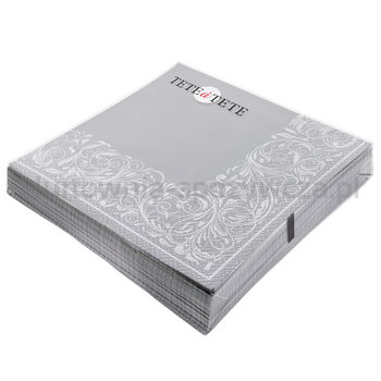 Tete A Tete Serwetki Elegant Tangle Silver