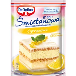 Dr. Oetker Masa Śmietanowa Cytrynowa 70G