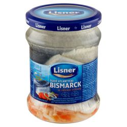 Lisner Bismarck Płaty Śledziowe W Zalewie Octowo-Korzennej 400 G