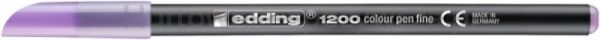 Pisak z cienką końcówką e-1200 EDDING, 1 mm, jagodowo-lawendowy - 2